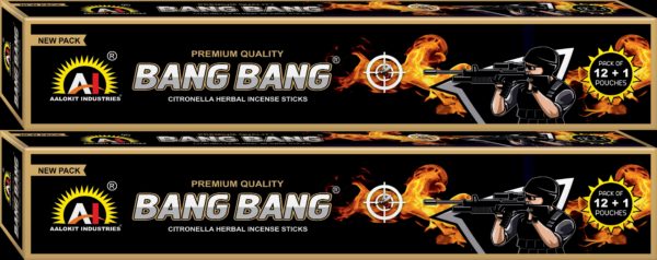 Bang Bang Mosquito Repellent Sticks Agarbatti 12+1 Pouches